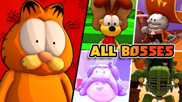 Garfield Escape from Monday All Bosses Guide & Tips